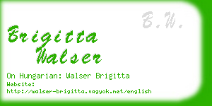 brigitta walser business card